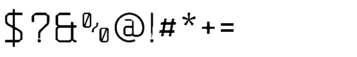 Rosalis Light Font OTHER CHARS