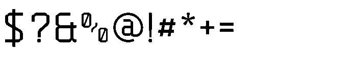 Rosalis Regular Font OTHER CHARS