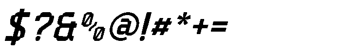 Rosalis Semi Bold Italic Font OTHER CHARS