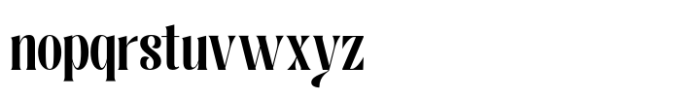 Rosalte Extra Bold Font LOWERCASE