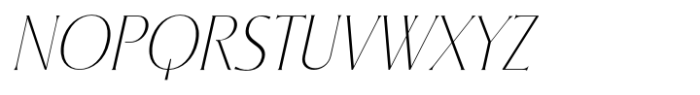 Rosaria Light Italic Font UPPERCASE