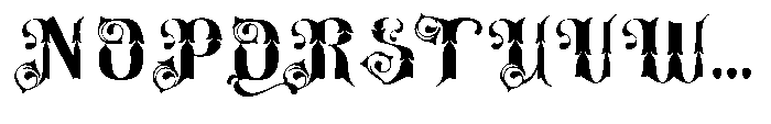 Rosavello Regular Font UPPERCASE