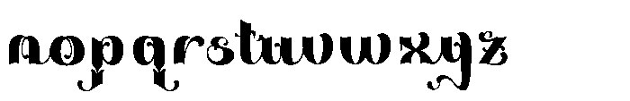 Rosavello Regular Font LOWERCASE