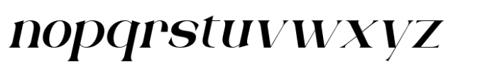 Rosavine Italic Font LOWERCASE