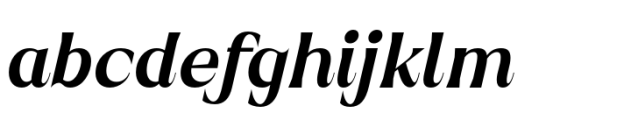 Roscha Black Italic Font LOWERCASE