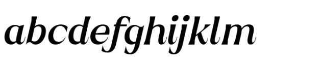 Roscha Bold Italic Font LOWERCASE