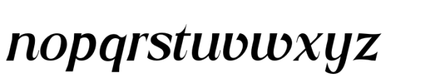 Roscha Bold Italic Font LOWERCASE