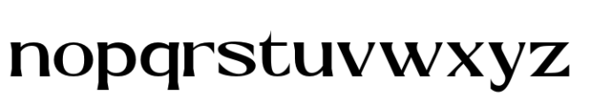Roscha Extra Bold Extra Expanded Font LOWERCASE