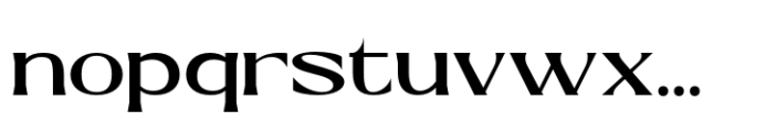 Roscha Extra Bold Ultra Expanded Font LOWERCASE