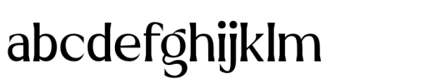 Roscha Regular Font LOWERCASE