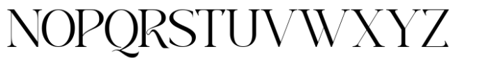Rose Angel Modern Serif Font UPPERCASE