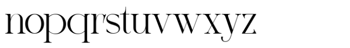 Rose Angel Modern Serif Font LOWERCASE