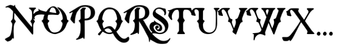 Rose Knight Font UPPERCASE