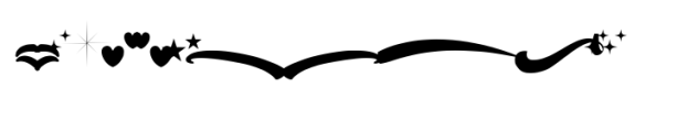 Rose jane script Swash Solid Font LOWERCASE