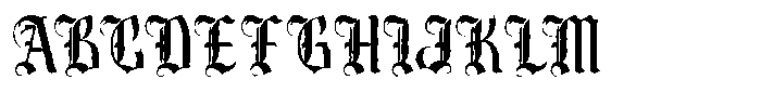 Roseartuk Rough Font UPPERCASE