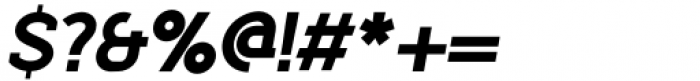Roseau Slab Black Oblique Font OTHER CHARS