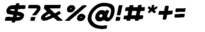 Rosebite Italic Font OTHER CHARS