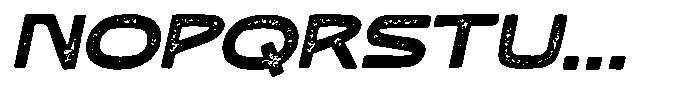 Rosebite Stamp Italic Font UPPERCASE