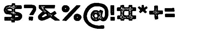 Rosebite Stamp Regular Font OTHER CHARS
