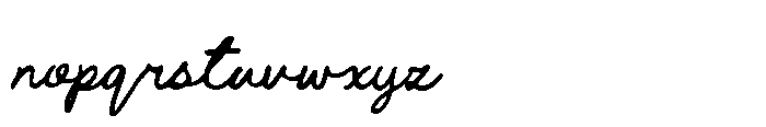 Rosela Bloom Font LOWERCASE