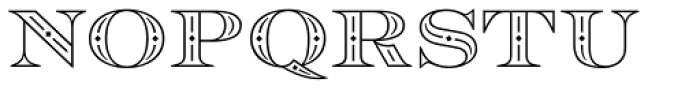 Rosella Deco Font UPPERCASE