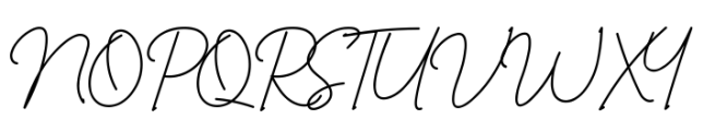Rosellia Rosely Font UPPERCASE