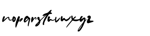 Rosellir Font LOWERCASE