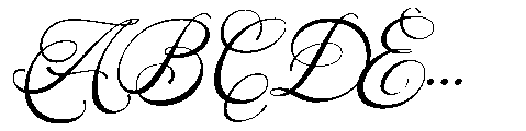 Roselune Scriptoria Font UPPERCASE
