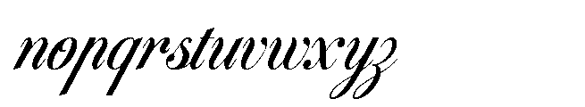 Roselune Scriptoria Font LOWERCASE