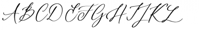 Rosematty Script Font UPPERCASE