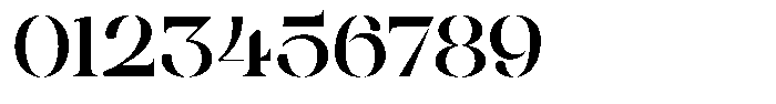 Rosena Bold Stencil Font OTHER CHARS
