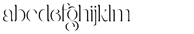 Rosena Stencil FONT