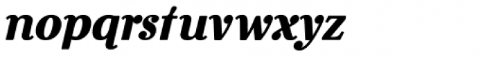 Rosengarten Serif Italic Font LOWERCASE