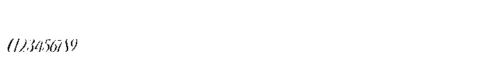 Rosething Font OTHER CHARS