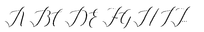 Rosething Font UPPERCASE