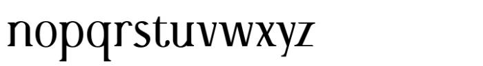 Roseva Font LOWERCASE