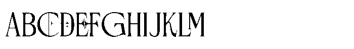 Rosevine Regular Font UPPERCASE