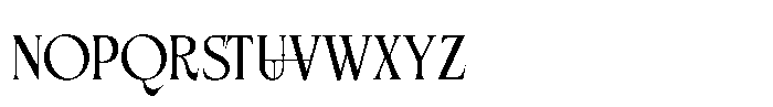 Rosevine Regular Font LOWERCASE