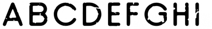 Rosewell Mono Rough Font LOWERCASE
