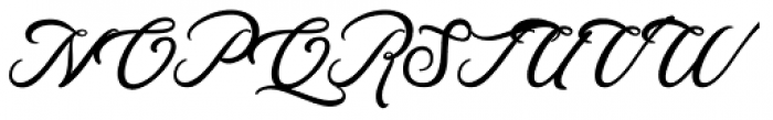 Rosewell Script Font UPPERCASE
