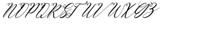 Rosewood Script Italic Font UPPERCASE