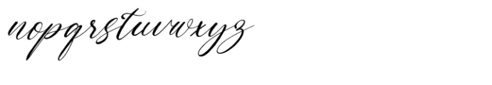 Rosewood Script Italic Font LOWERCASE