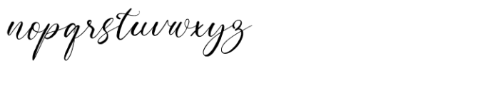Rosewood Script Regular Font LOWERCASE