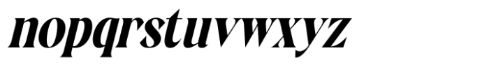 Rosland Italic Font LOWERCASE