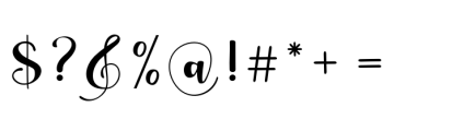 Roslyta script Regular Font OTHER CHARS
