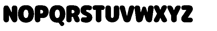 Rosmie Black Font UPPERCASE