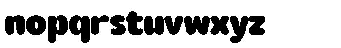 Rosmie Black Font LOWERCASE