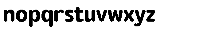 Rosmie Bold Font LOWERCASE