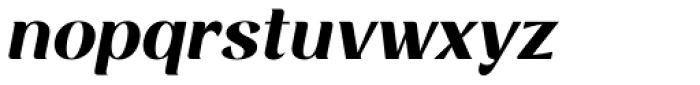 Rossanova Bold Italic Font LOWERCASE