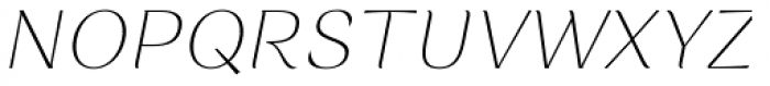 Rossanova Thin Italic Font UPPERCASE